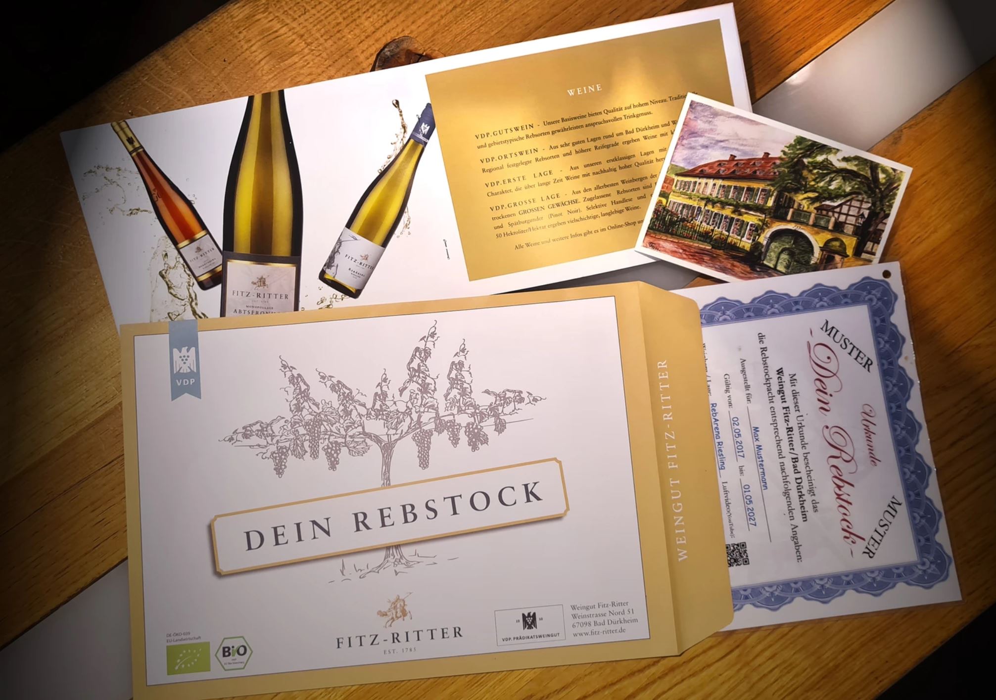 DEIN REBSTOCK - Pachtvertrag