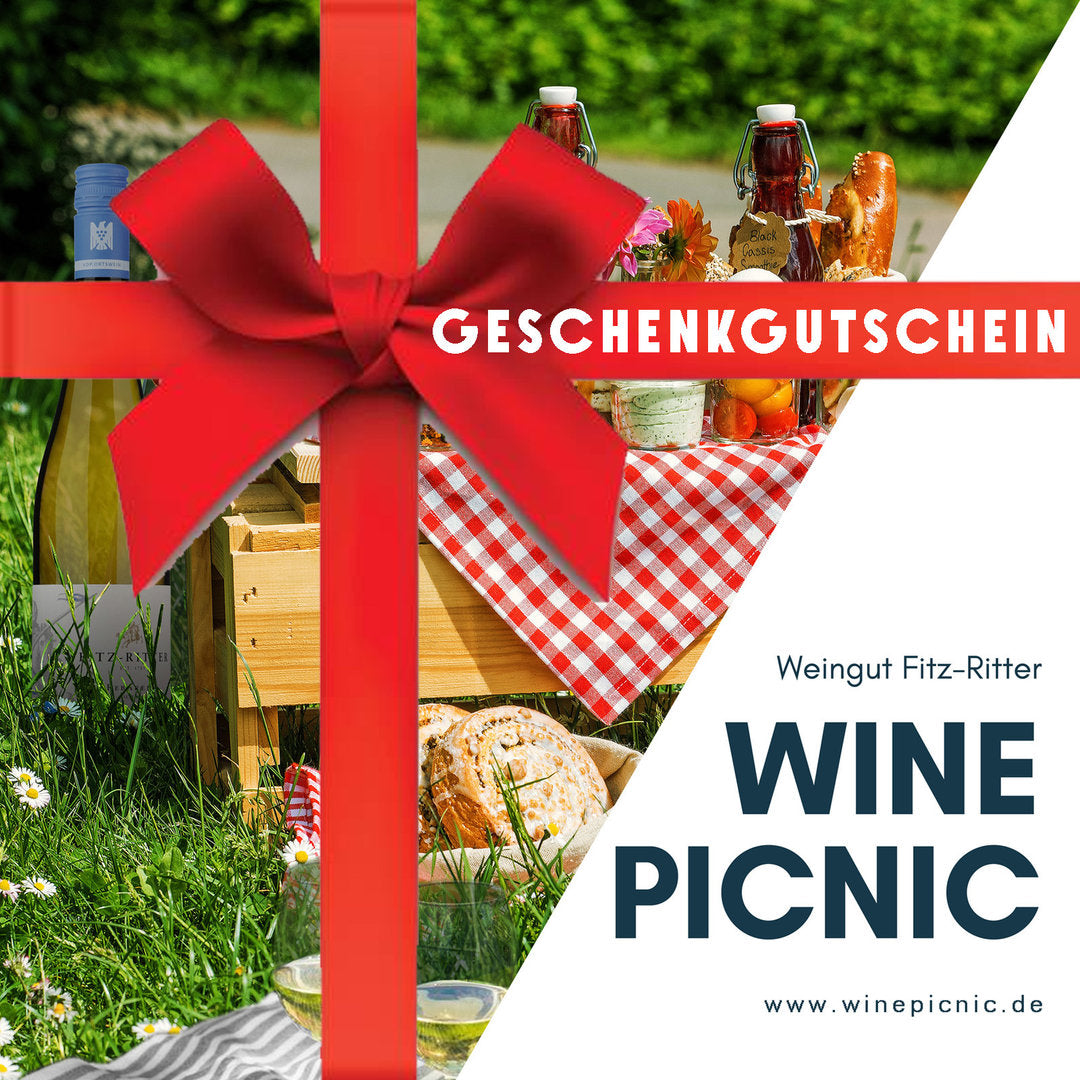 Geschenkgutschein: WINE PICNIC - (Kiste für zwei Personen, Online-Anmeldung erforderlich)